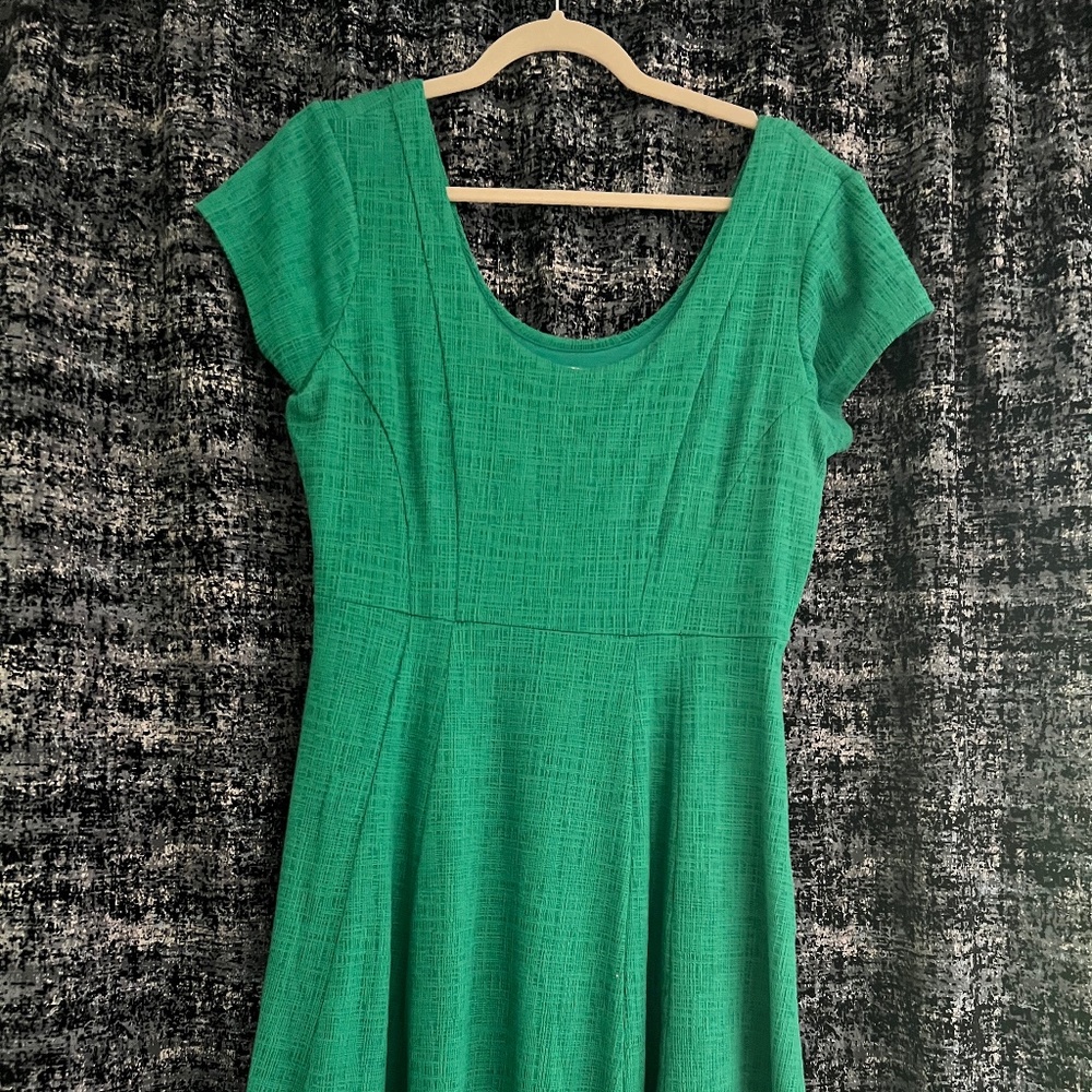 J. Crew Green Dress, Medium,